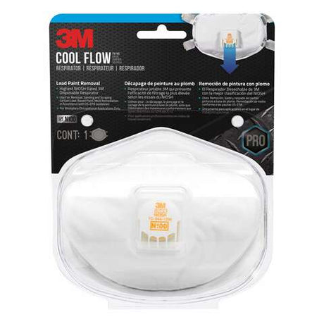 3M N100 Disposable Particulate Respirator White 1 pc