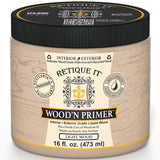 Retique It Wood'n RQ-WNP16-LITE-R10 Primer, Light Wood, 16 oz