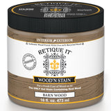 Retique It Wood'n Stain RQ-WNS16-BARN-R10 Wood Stain, Barn Wood, Gel, 16 oz