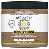 Retique It Wood'n Stain RQ-WNS16-BARN-R10 Wood Stain, Barn Wood, Gel, 16 oz