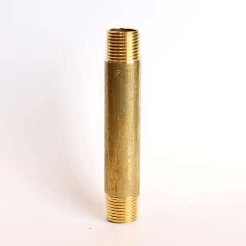 ATC 1/2 in. MPT X 1/2 in. D MPT Red Brass Nipple 4-1/2 in. L