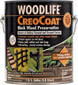 Wolman WOODLIFE CREOCOAT 14436A Wood Preservative, Satin, Black, Liquid, 1 gal, Can