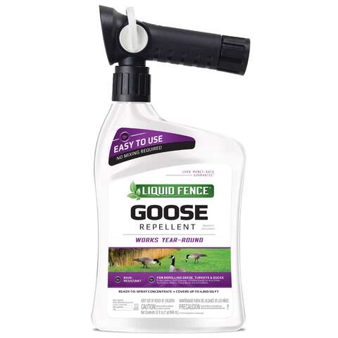 Liquid Fence Animal Repellent Concentrate For Duck and Goose 32 oz, Pack of 6