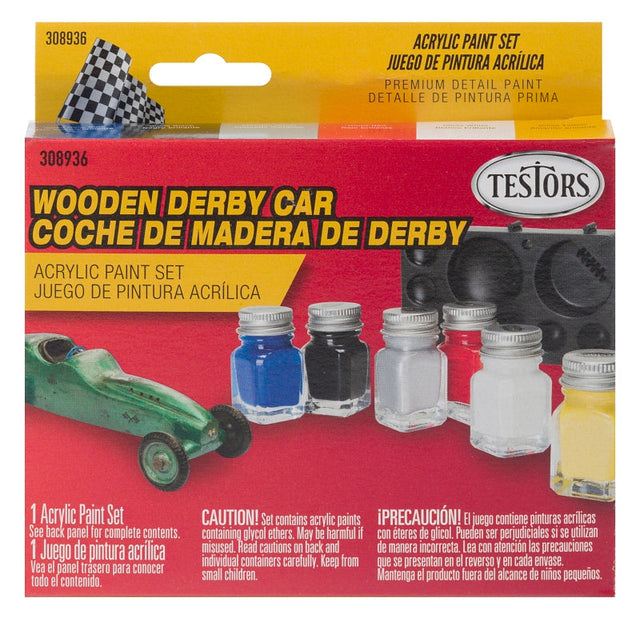 TESTORS 308936 Craft Paint Set, 0.25 oz