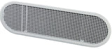 Master Flow EAP412W Soffit Ventilator, 12 in W, 22 sq-in Net Free Ventilating Area, Resin, White