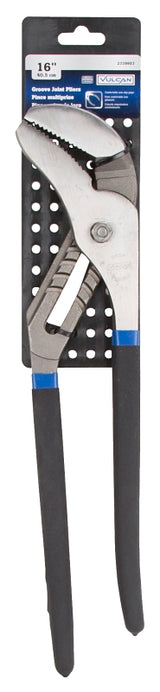 Vulcan JLW5300 Groove Joint Plier, 16 in OAL, 2-1/2 in Jaw, Black & Blue Handle, Non-Slip Handle, 2-1/2 in W Jaw