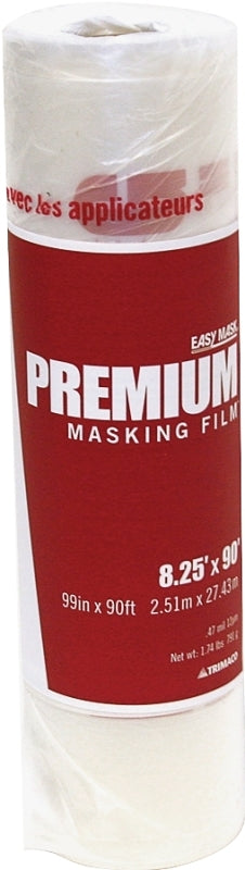 Trimaco 49990 Masking Film, 1/2 mil Thick, 90 ft L, 99 in W