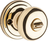Kwikset Signature Series 740H3SMT 6AL/RCS Entry Knob, Polished Brass, Metal, K3, KW1 Keyway, 2 Grade