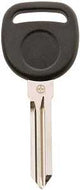 Hy-Ko 18GM504 Key Blank, Brass/Plastic, Nickel, For: GM Vehicle Locks