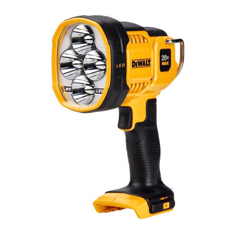 DeWalt 20V MAX 1500 lm Black/Yellow LED Jobsite Spotlight