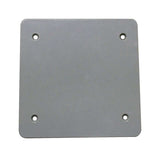 Sigma Engineered Solutions Square Plastic 2 gang 4.84 in. H X 4.84 in. W Flat Box Cover