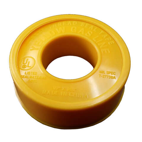 AA Thread Seal Yellow 1/2 in. W X 260 in. L Thread Seal Tape 0.1 oz