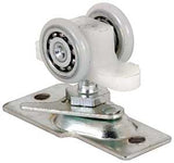 Prime-Line N 7065 Roller Assembly, 13/16 in Dia Roller, Steel, 2-Roller, 100 lb, Top Mounting