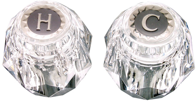 Danco 88062 Faucet Handle, Knob, Specifications: 2.3 in OD, 1-7/16 in Dia Base, Acrylic