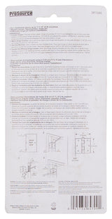 ProSource 20337MGS-PS Square Corner Door Hinge, Steel, Mechanical Galvanized, Loose Pin, 180 deg Range of Motion