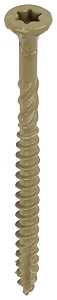 GRK Fasteners 10903 Deck Elite Screw, #9 Thread, 3 in L, Coarse Thread, Bugle Head, Star Drive, Steel, Polymer