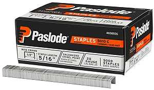 Duo-Fast 1015277 Wide Crown Staple, 1/2 in W Crown, 5/16 in L Leg, 20 ga Gauge, Steel, Galvanized