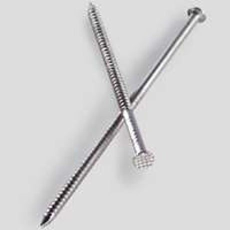 Simpson Strong-Tie S6SNDB Siding Nail, 6d, 2 in L, 304 Stainless Steel, Full Round Head, Annular Ring Shank, 25 lb