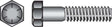 HILLMAN 5/8 in. D X 1-1/2 in. L Heat Treated Steel Hex Head Cap Screw 25 pk