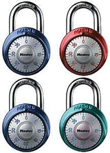 Master Lock 1561DAST Dial Padlock, 9/32 in Dia Shackle, 3/4 in H Shackle, Steel Shackle, Metal Body, Anodized