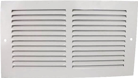 ProSource 1RA1206 Air Return Grille, 13-3/4 in L, 7-3/4 in W, Rectangle, Steel, White, Powder Coated