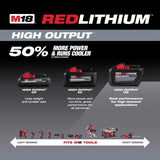 Milwaukee M18 RedLithium HD12.0 12 Ah Lithium-Ion High Output Battery and Charger 2 pc