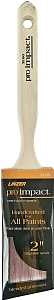 Linzer WC 2160-2 Paint Brush, Natural Handle, Wood Handle, 2 in W, 2-1/2 in L Bristle, Polyester Bristle, Sash Handle