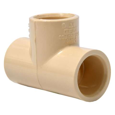 Charlotte Pipe FlowGuard 1/2 in. Socket in. X 1/2 in. D Socket CPVC Tee 10 pk