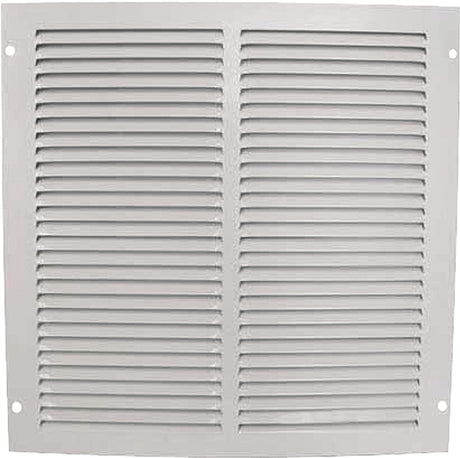 ProSource 1RA1212 Air Return Grille, 13-3/4 in L, 13-3/4 in W, Square, Steel, White, Powder Coated