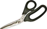 Crescent Wiss W8TA Utility Scissor, 8 in OAL, 4 in L Cut, Stainless Steel Blade, Straight Handle, Black Handle