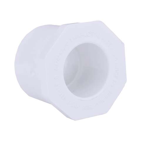 Charlotte Pipe Schedule 40 1-1/4 in. Slip X 3/4 in. D Slip PVC Reducing Bushing 1 pk