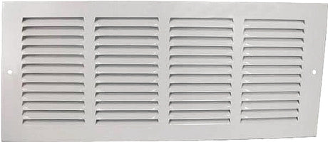 ProSource 1RA1406 Air Return Grille, 15-3/4 in L, 7-3/4 in W, Rectangle, Steel, White, Powder Coated