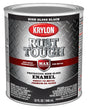 Krylon Rust Tough K09705008 Rust Preventative Paint, Gloss Sheen, Black, 1 qt, 400 sq-ft/gal Coverage Area, Pack of 2