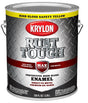 Krylon Rust Tough K09736008 Rust Preventative Paint, Gloss Sheen, Safety Yellow/Sun, 1 gal, 400 sq-ft/gal Coverage Area, Pack of 4