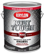 Krylon Rust Tough K09737008 Rust Preventative Paint, Gloss Sheen, Radiant/Safety Red, 1 gal, 400 sq-ft/gal Coverage Area, Pack of 4