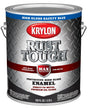 Krylon Rust Tough K09741008 Enamel Paint, Gloss Sheen, Safety Blue, 1 gal, 400 sq-ft/gal Coverage Area, Pack of 4
