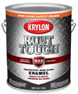 Krylon Rust Tough K09768008 Rust Preventative Paint, Gloss Sheen, Safety Orange, 1 gal, 400 sq-ft/gal Coverage Area, Pack of 4
