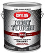 Krylon Rust Tough K09734008 Rust Preventative Paint, Semi-Gloss Sheen, White, 1 gal, 400 sq-ft/gal Coverage Area, Pack of 4