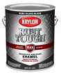 Krylon Rust Tough K09735008 Rust Preventative Paint, Semi-Gloss Sheen, Black, 1 gal, 400 sq-ft/gal Coverage Area, Pack of 4