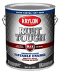 Krylon Rust Tough K09749008 Enamel Paint, Satin Sheen, Pastel Tint, 1 gal, 400 sq-ft/gal Coverage Area, Pack of 4