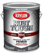 Krylon Rust Tough K09765008 Primer, Ultra Flat, Gray, 1 gal, Pack of 4
