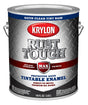 Krylon Rust Tough K09751008 Enamel Paint, Satin, Clear, 1 gal, Pack of 4