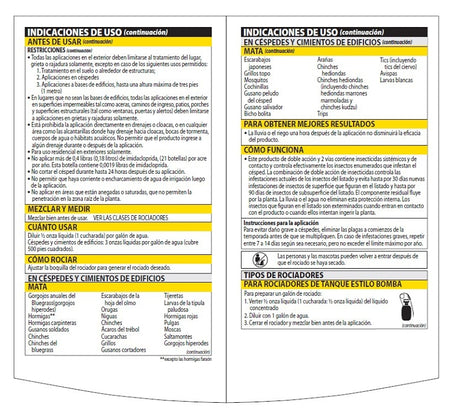 BioAdvanced 700270B Insect Killer, Liquid, Spray Application, Outdoor, 40 oz