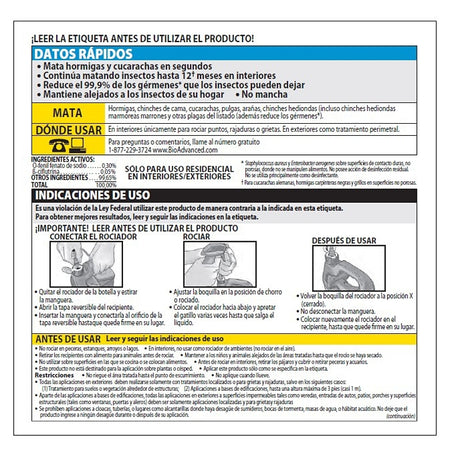 BioAdvanced Complete 700055A Insect Killer, Liquid, Spray Application, 1 gal Bottle