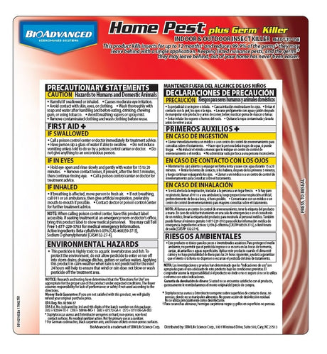 BioAdvanced Complete 700055A Insect Killer, Liquid, Spray Application, 1 gal Bottle