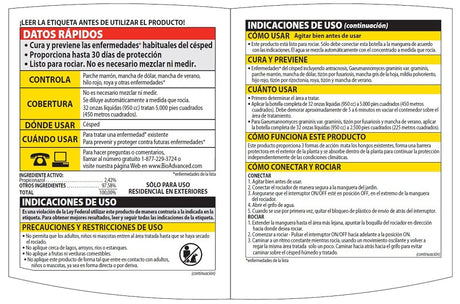 BioAdvanced 701270A Fungicide, Liquid, 32 oz Bottle