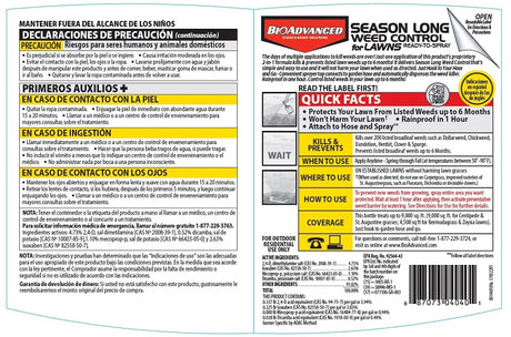 BioAdvanced 704040B Weed Control, Liquid, White, Spray Application, 24 fl-oz