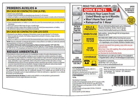 BioAdvanced 704050B Weed Control, Liquid, White, Spray Application, 24 oz
