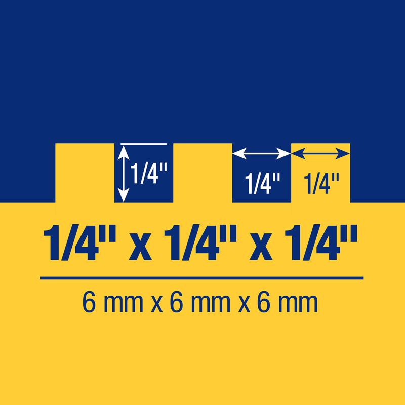 QEP 9 in. W X 4 in. L Steel Square Notched Trowel