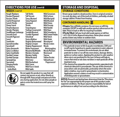 BioAdvanced 704130A Weed and Crabgrass Killer, Liquid, Black/Brown, 1 gal Bottle